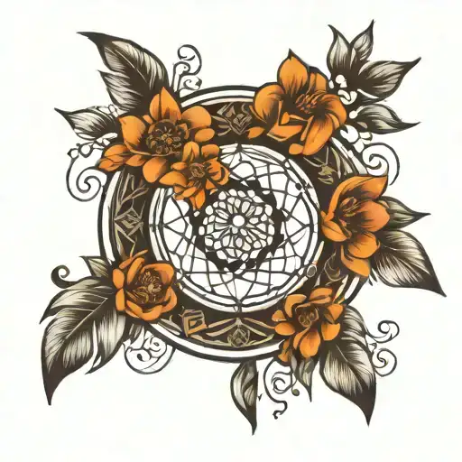 Dreamcatcher Mandala Flower