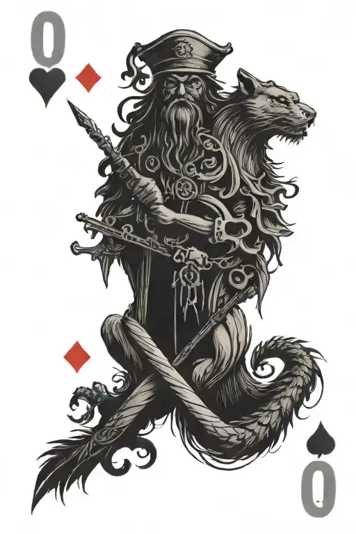 Duraq Ist Ein Schnelles Spiel' Written In A German Playing Card