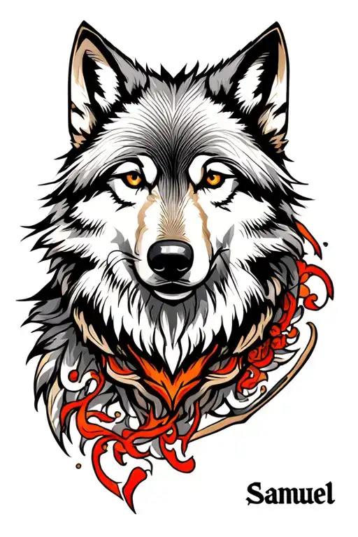 Wolf With The Name Of Samuel