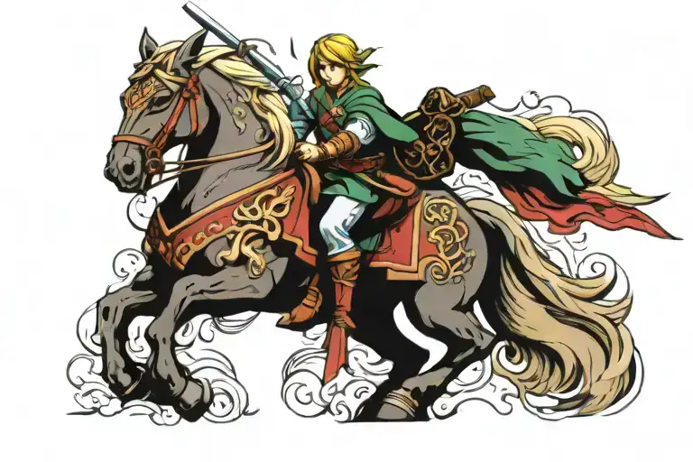 Link Zelda Samurai Warrior