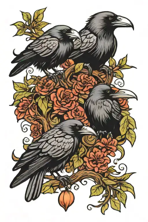 3 Crows See No Evil Speak No Evil