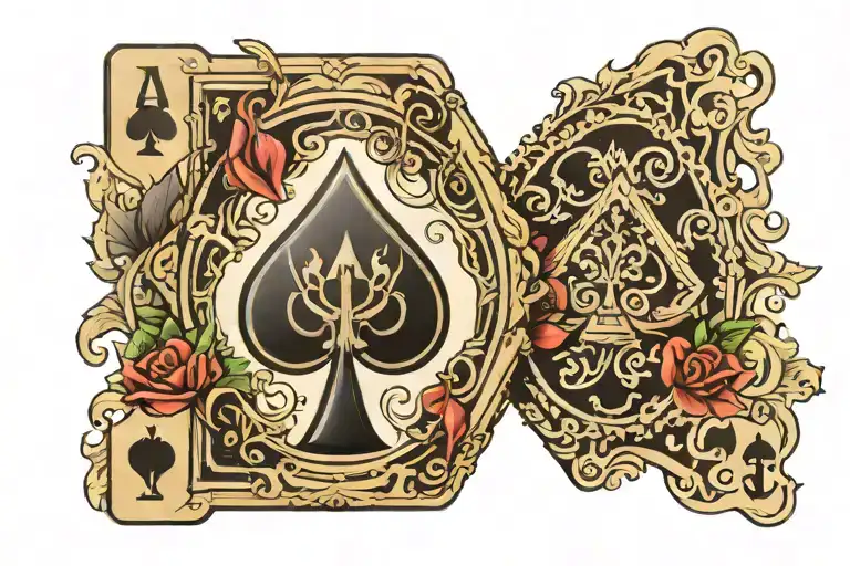 A Of Spades Playing Card