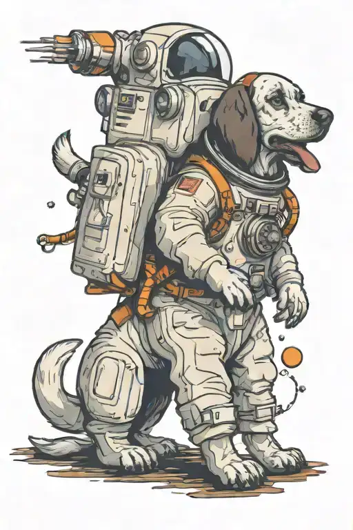 Astronaut Dog