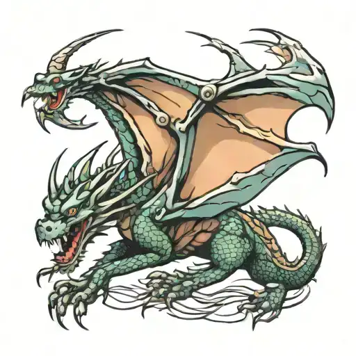 Dragon Flying Strong Claws