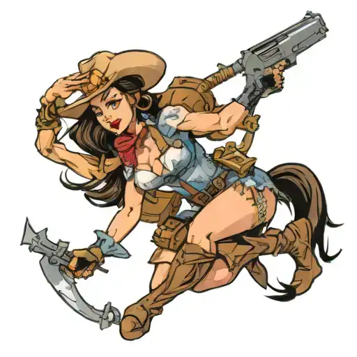 Fallout New Vegas Cowgirl Pinup Girl