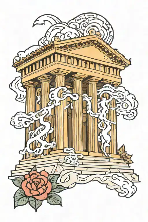 Greek Parthenon Symbolizing Strength