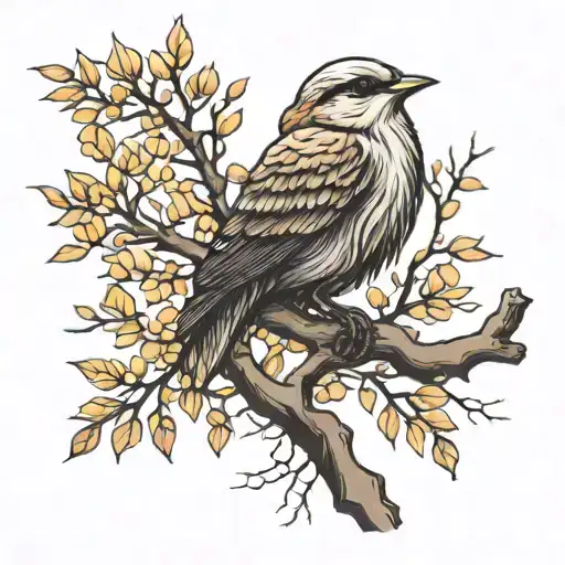 Sternum Willow Tree Branch