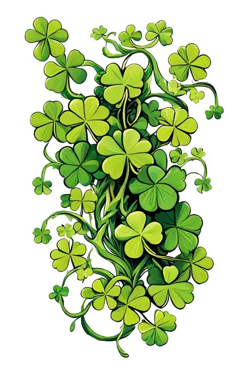 Vines With Shamrocks