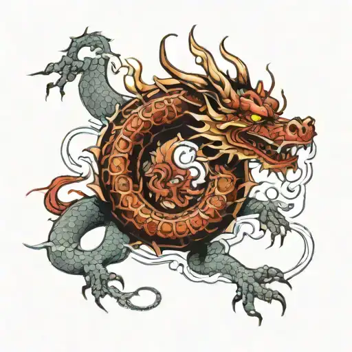 Asian Dragon Wrapped