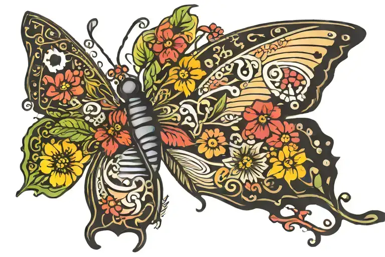 I Show My Scares So Otheres Know They Can Heal With A Butterfly With The Colon Sighn