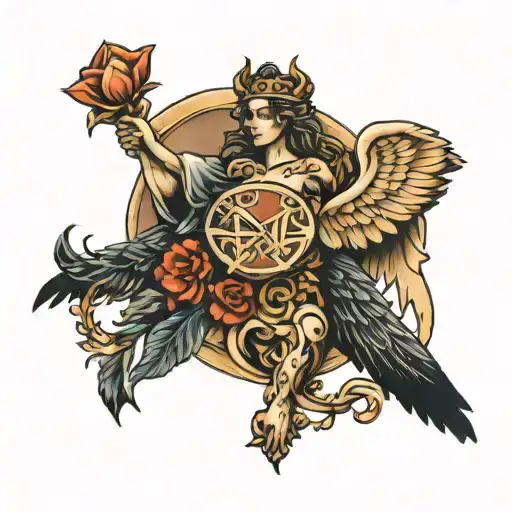 Symbolizing Love Freedom Peace Truth Or Justice Full Body