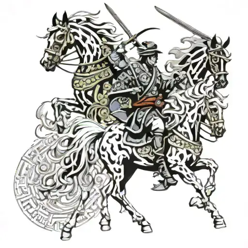 4 Horsemen Of The Apocalypse Riders Are Samurai