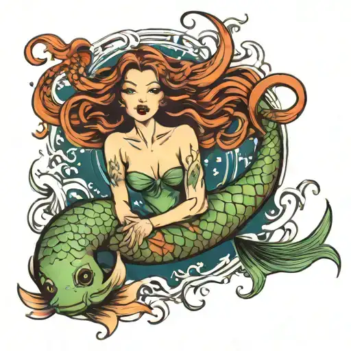 Mermaid Swimming