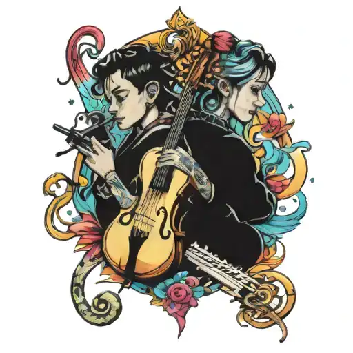 My Children Depicted In The Form Of Colorful Music