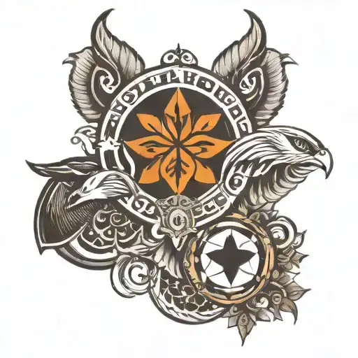 Tattoo Ideas With The Symbol Of Botafogo Team