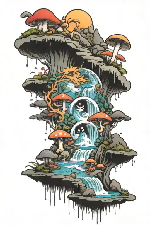 Rainbows Waterfalls Mushrooms Good Vs Evil Eyeballs Jazalynn Tristynn Isaac