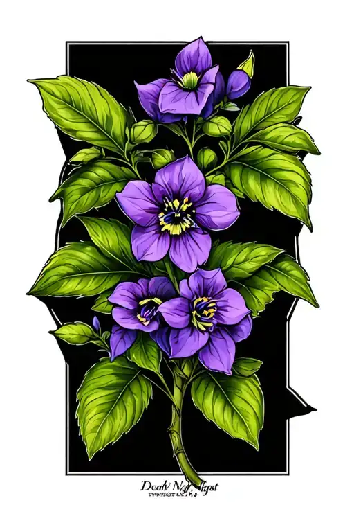 Deadly Nightshade Plant