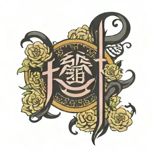 Chinese Lettering Fuck Cancer Zodiac Symbol