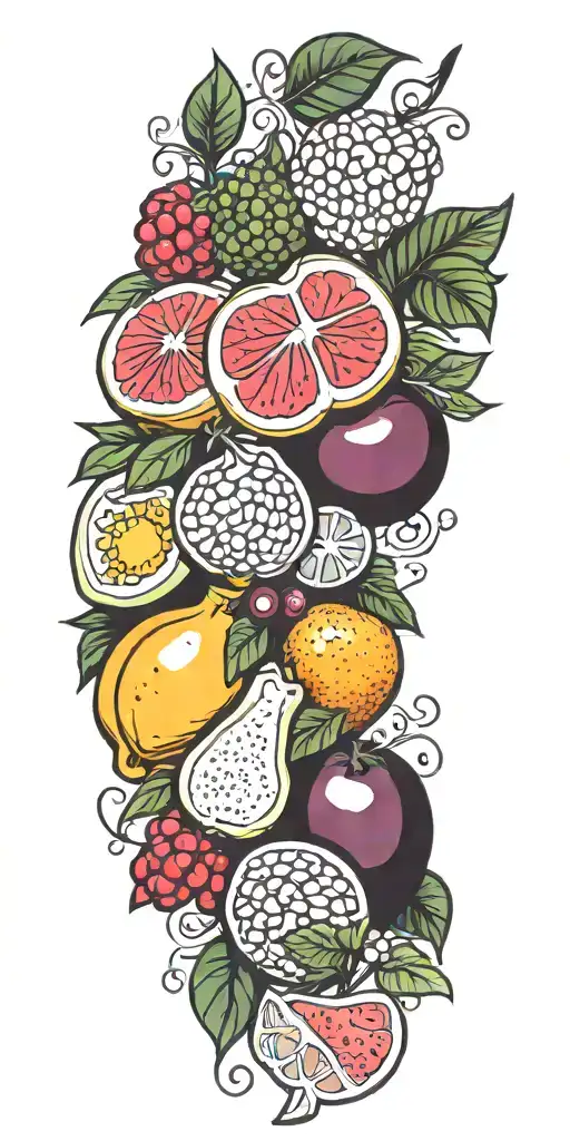 Colorful Fruit Variety