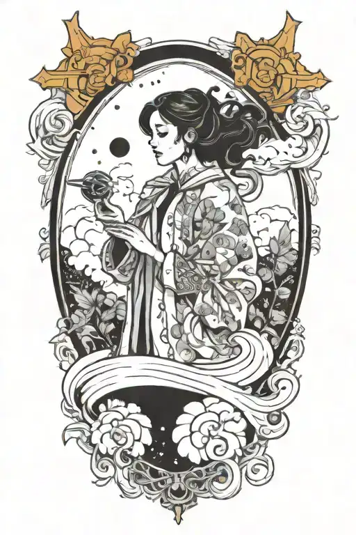 Heaven Opening Her Coat To Reveal Hidden Galaxies