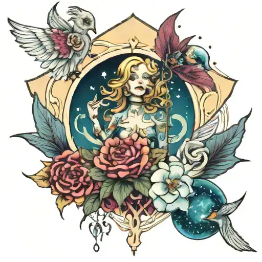 Heaven Opening Her Coat To Reveal Hidden Galaxies