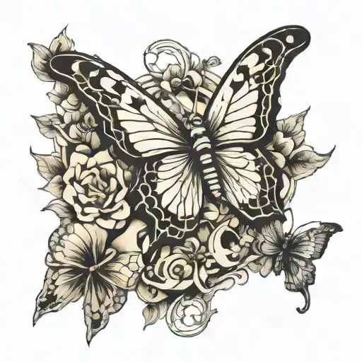 Butterfly Skeleton
