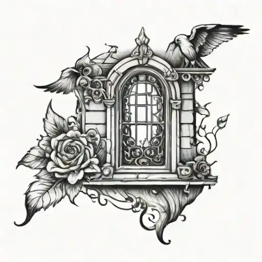 Black And White Window Don't Let The Light In