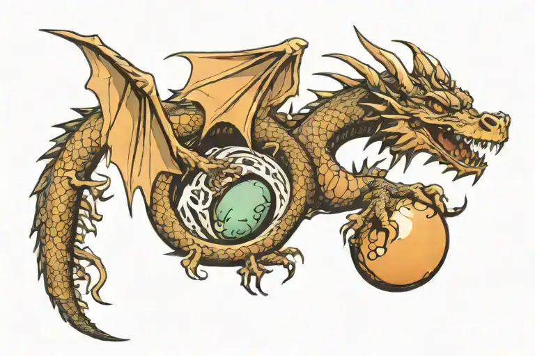 Dragon Hatching Inside Simple