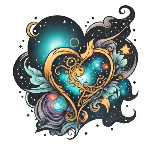 Infinite Galaxy Heart