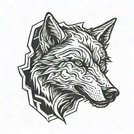 Wolf Backed Into A Corner