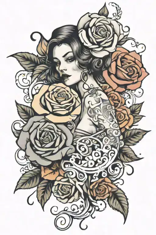 Kimberly With Rose At The End