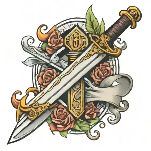 The Word Cleaner Wrapped Around A Sword