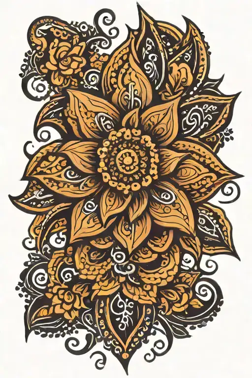 Henna Tattoo Design