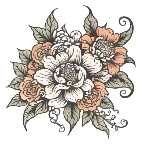 American Traditional Floral