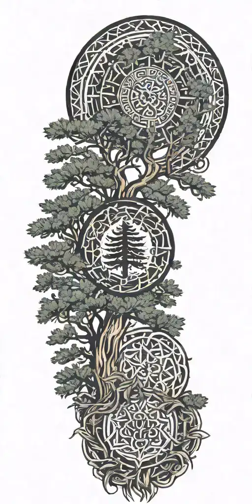 Pine Tree Mandala