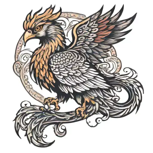 Phoenix With A Long Tail