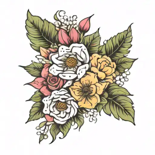 Birth Flower Bouquet