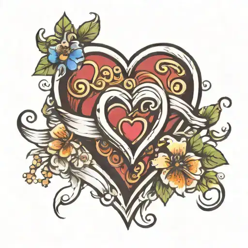 Wedding Ring Band Heart