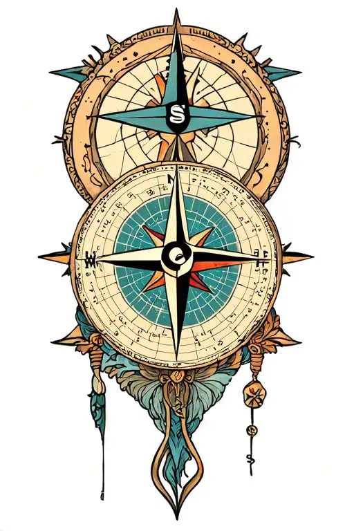 Compass Rose Map Made