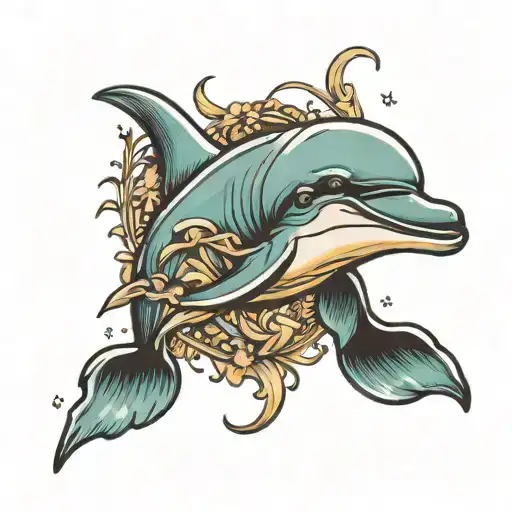 Dolphin With The Name Incorporated Willette