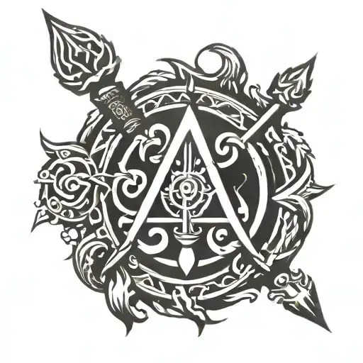 Hindu Trident Symbol