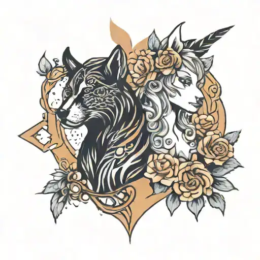 Couple Tattoo For Best Friends