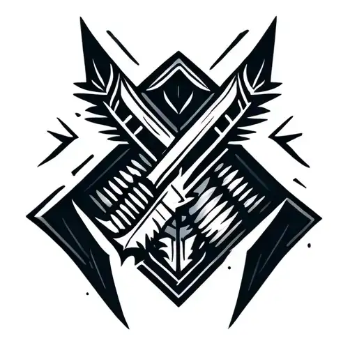 Arrow Made With Lines