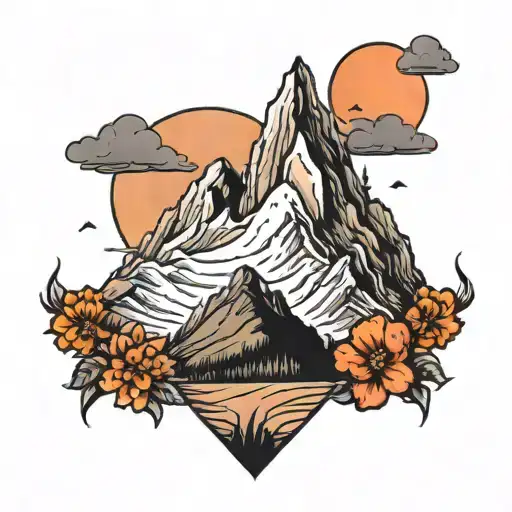 Mountain With A Road