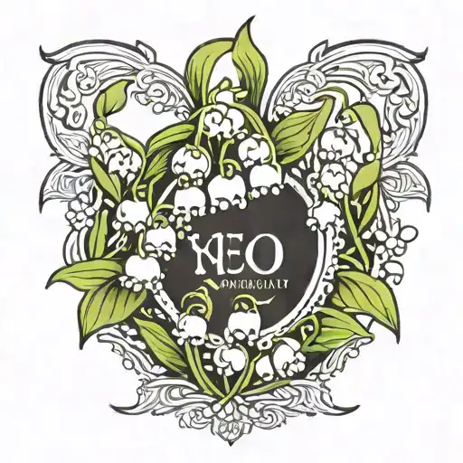 Lily Of The Valley Flower Hanging Over The Name Yirgalem