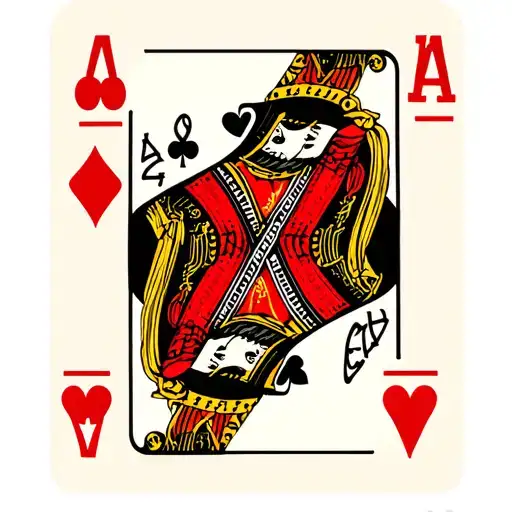 Ace Of Hearts Playing Card