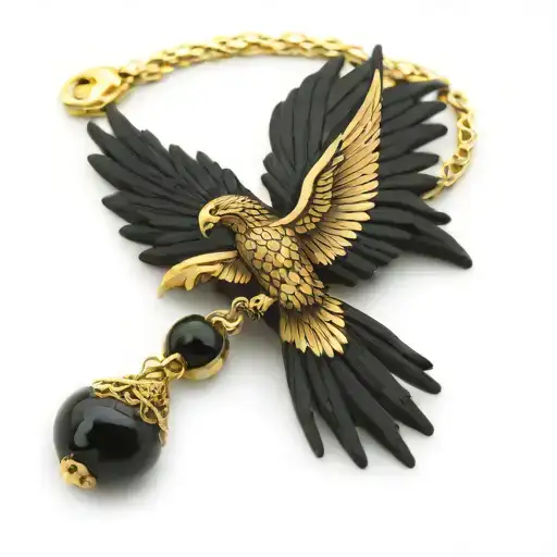 Omerta Calligraphy Orthodox Eagle Prayer Beads