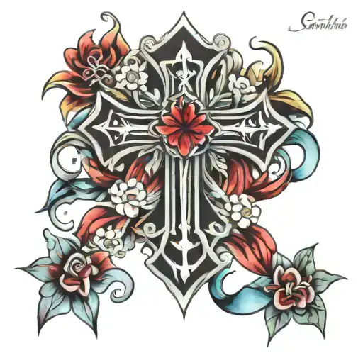 Christian And Lorraine Cross Formed