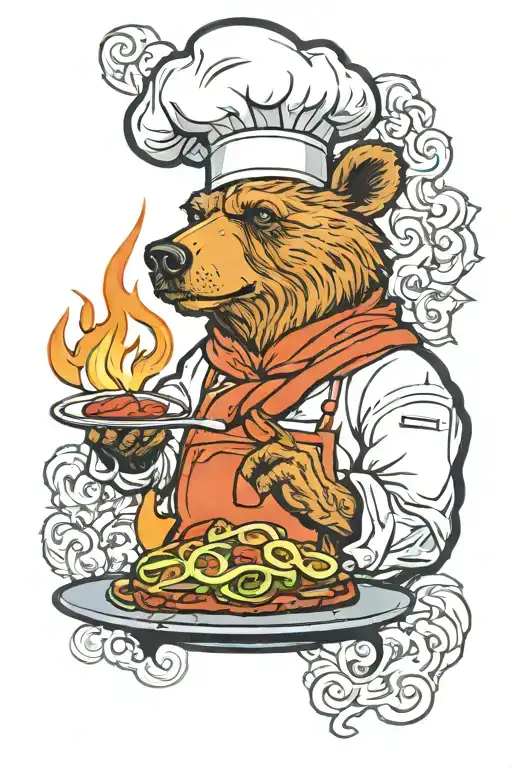 Chef Bear Flambe