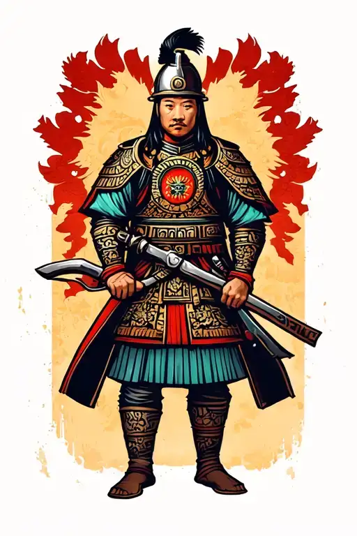 Mongolian Soldier 13Th Century